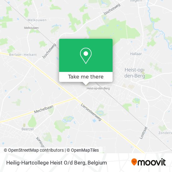 Heilig-Hartcollege Heist O / d Berg plan