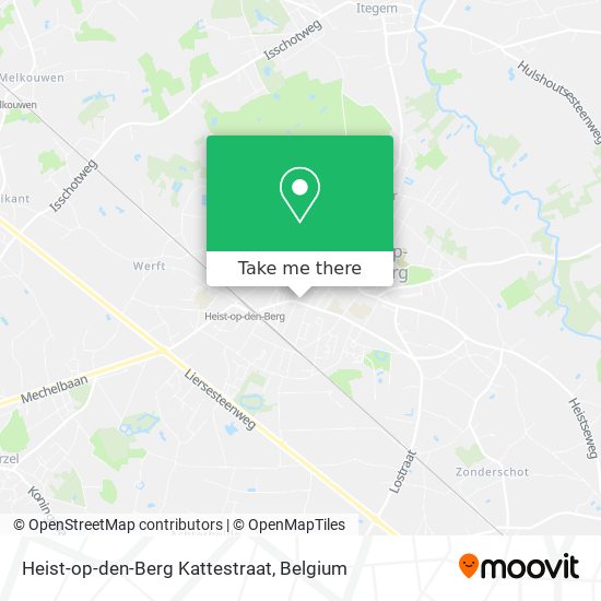 Heist-op-den-Berg Kattestraat map