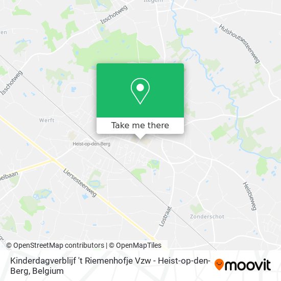 Kinderdagverblijf 't Riemenhofje Vzw - Heist-op-den-Berg map