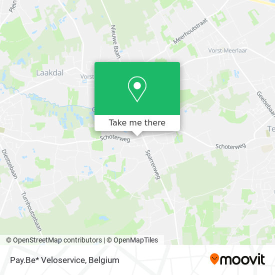 Pay.Be* Veloservice map