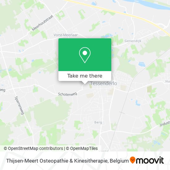 Thijsen-Meert Osteopathie & Kinesitherapie plan