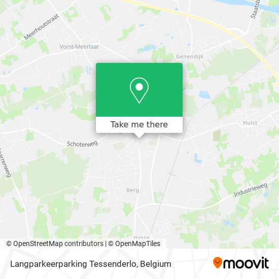 Langparkeerparking Tessenderlo map