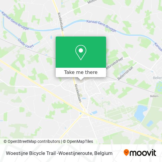 Woestijne Bicycle Trail -Woestijneroute map