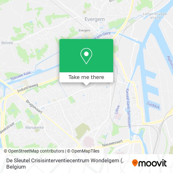 De Sleutel Crisisinterventiecentrum Wondelgem plan