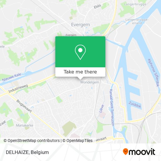 DELHAIZE map