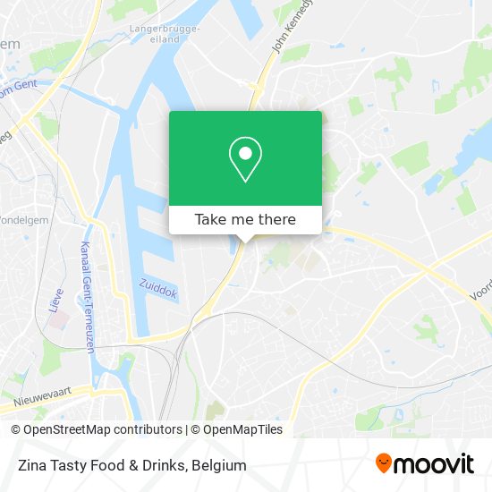 Zina Tasty Food & Drinks map