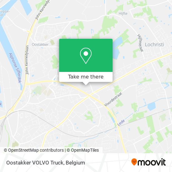 Oostakker VOLVO Truck map