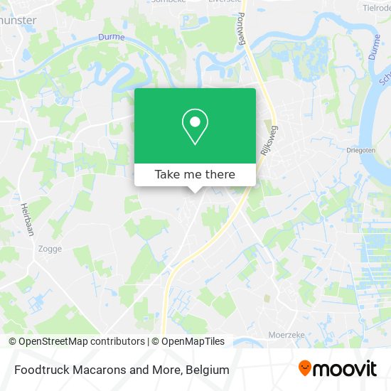 Foodtruck Macarons and More map