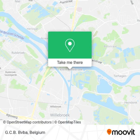 G.C.B. Bvba map