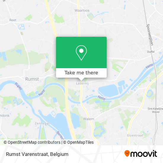 Rumst Varenstraat map