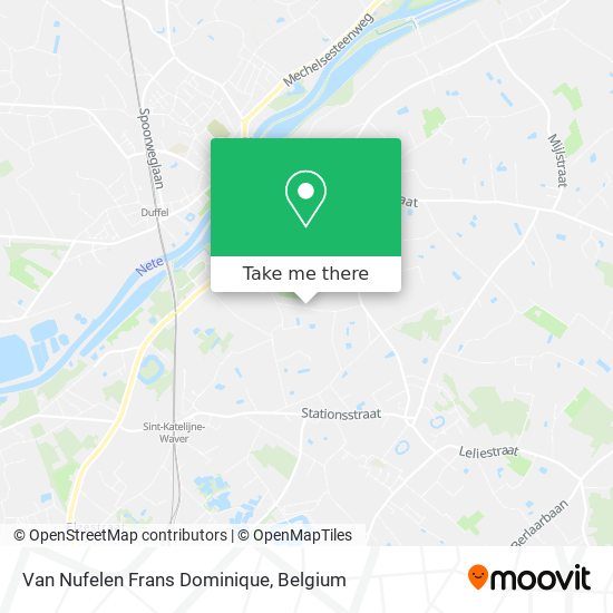 Van Nufelen Frans Dominique map