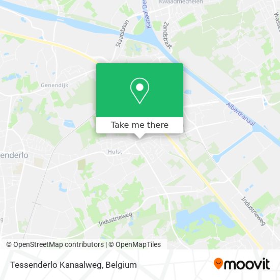 Tessenderlo Kanaalweg map