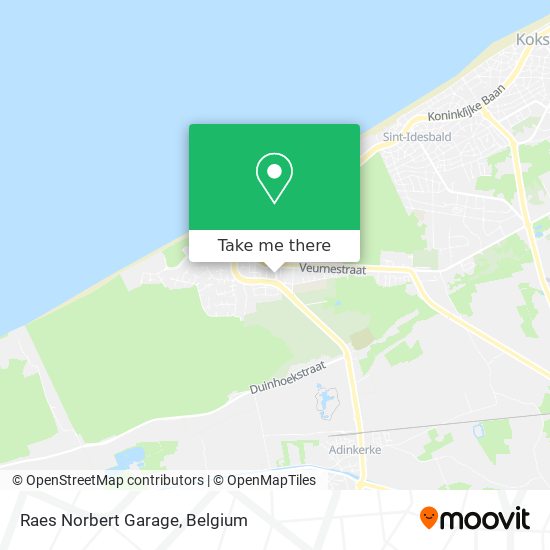 Raes Norbert Garage map