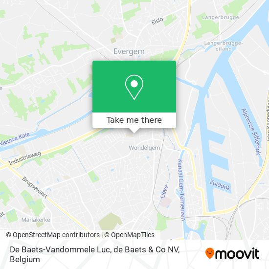 De Baets-Vandommele Luc, de Baets & Co NV map