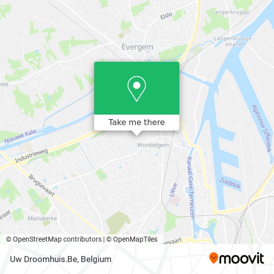 Uw Droomhuis.Be map