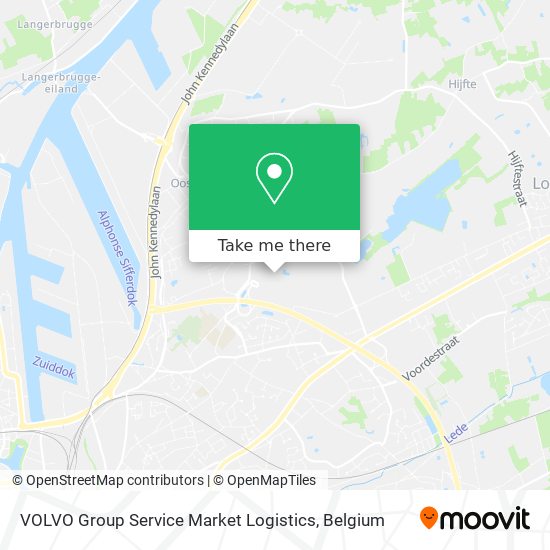 VOLVO Group Service Market Logistics map