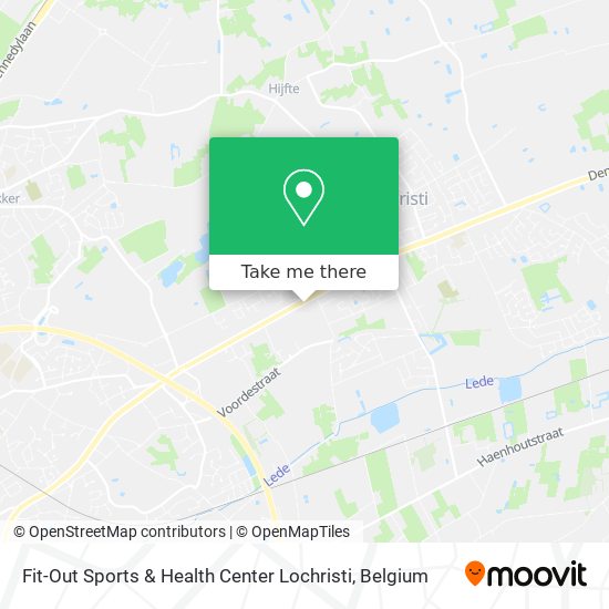 Fit-Out Sports & Health Center Lochristi map