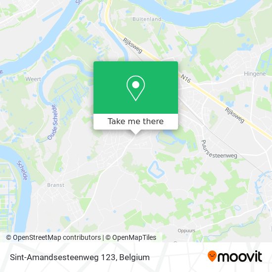 Sint-Amandsesteenweg 123 map