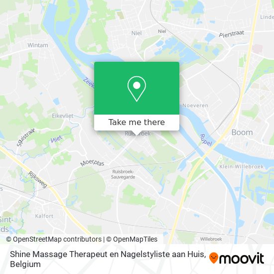 Shine Massage Therapeut en Nagelstyliste aan Huis map