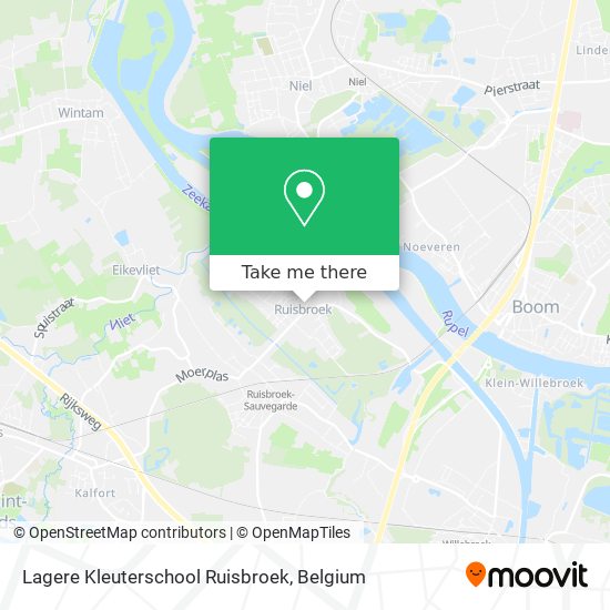 Lagere Kleuterschool Ruisbroek map