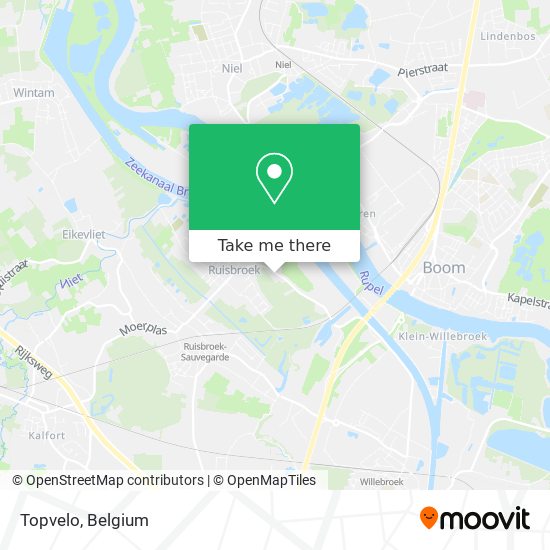 Topvelo map