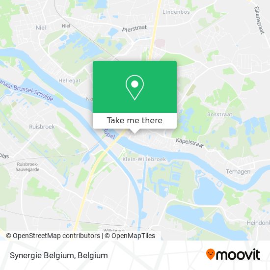 Synergie Belgium map
