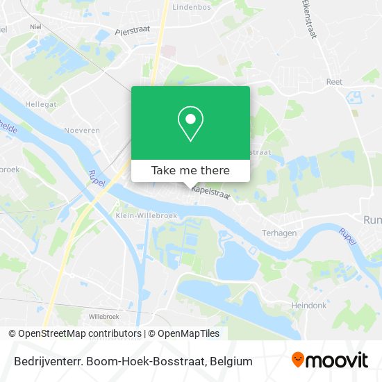 Bedrijventerr. Boom-Hoek-Bosstraat plan