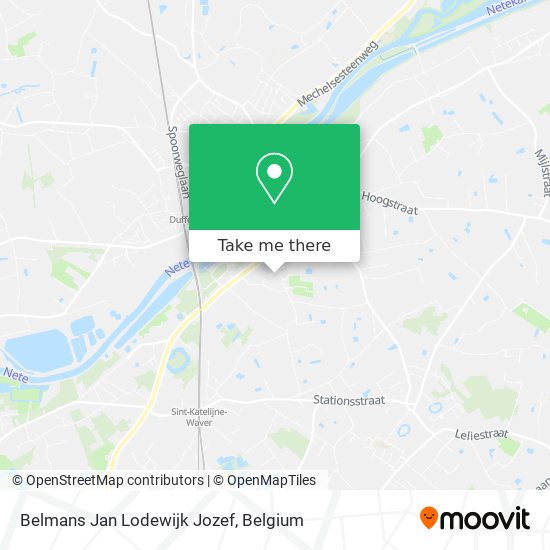 Belmans Jan Lodewijk Jozef map