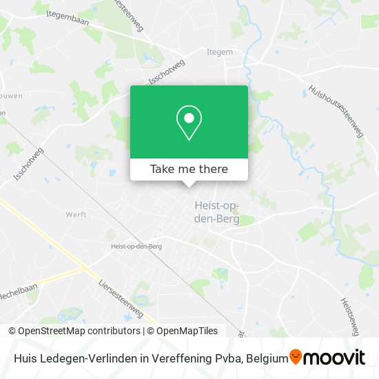 Huis Ledegen-Verlinden in Vereffening Pvba plan