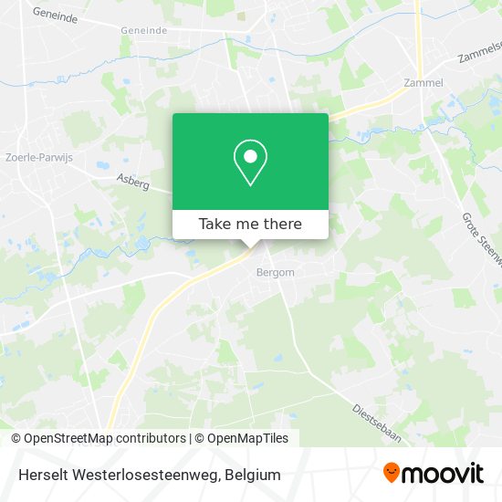 Herselt Westerlosesteenweg map