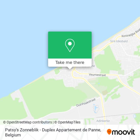 Patsy's Zonneblik - Duplex Appartement de Panne map