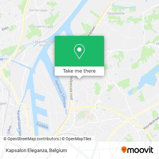 Kapsalon Eleganza map