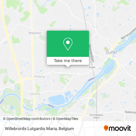 Willebrords Lutgardis Maria map