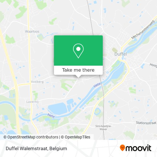 Duffel Walemstraat map