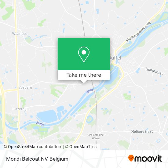 Mondi Belcoat NV map