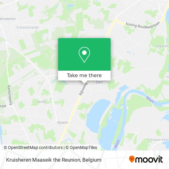 Kruisheren Maaseik the Reunion map
