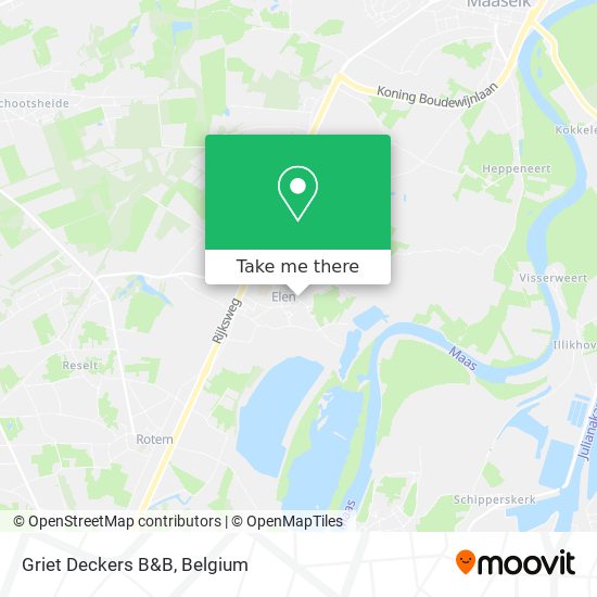 Griet Deckers B&B map