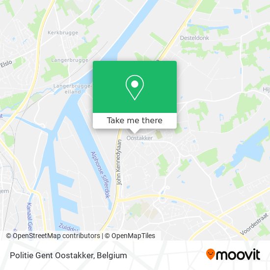 Politie Gent Oostakker map