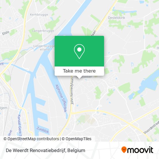 De Weerdt Renovatiebedrijf map