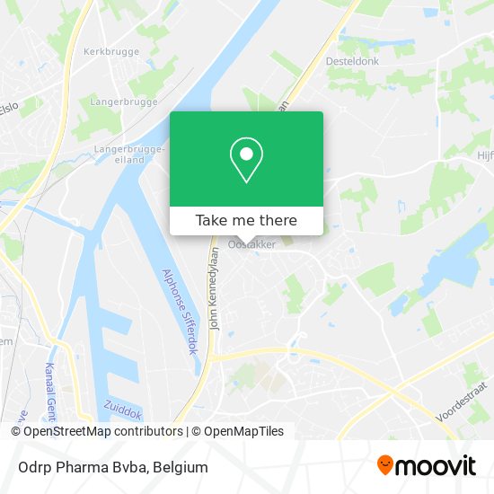 Odrp Pharma Bvba map