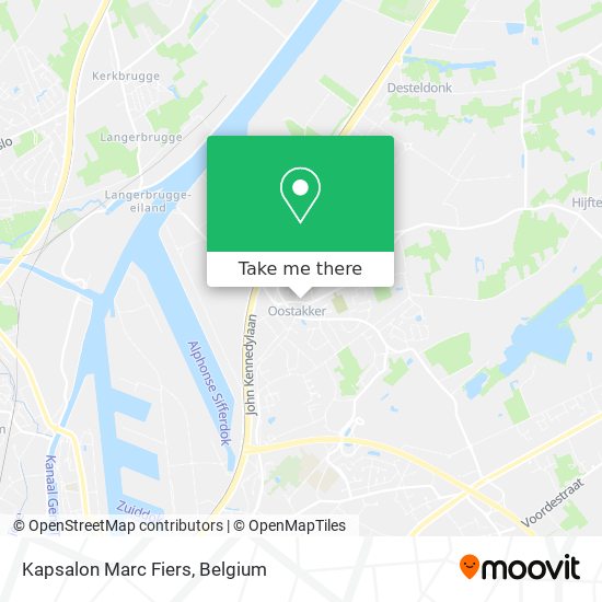 Kapsalon Marc Fiers map