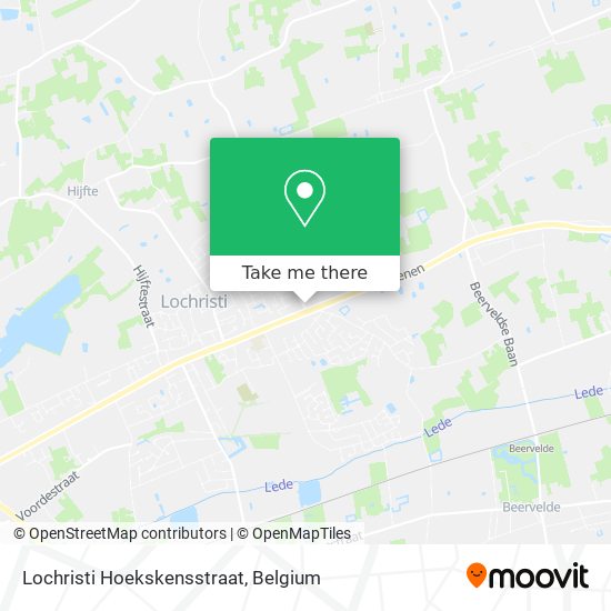 Lochristi Hoekskensstraat map