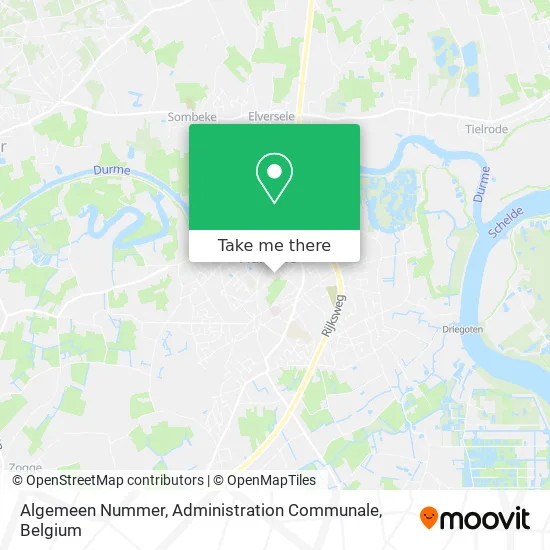 Algemeen Nummer, Administration Communale map
