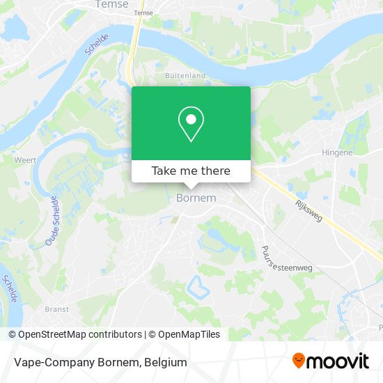 Vape-Company Bornem map