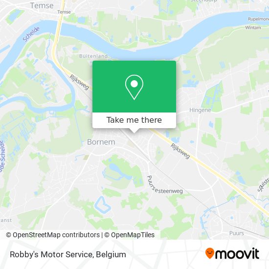 Robby's Motor Service map