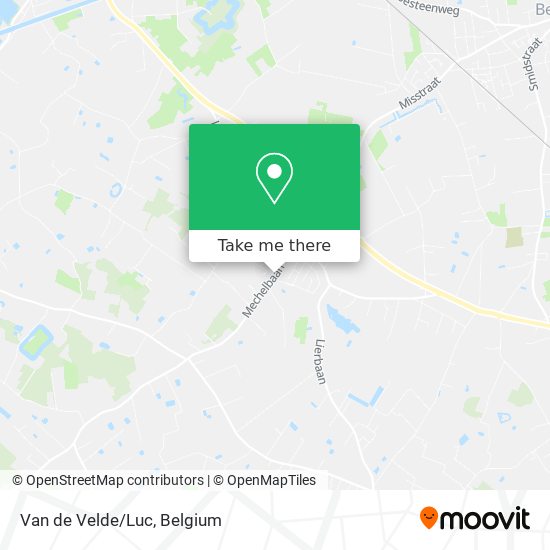 Van de Velde/Luc map
