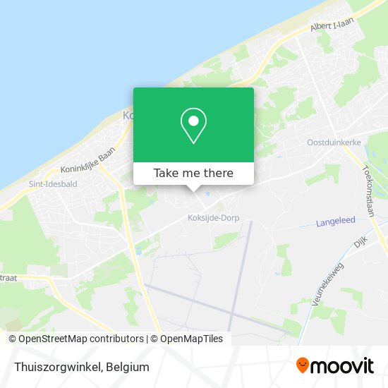 Thuiszorgwinkel map