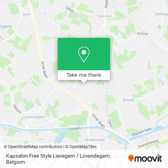 Kapsalon Free Style Lievegem / Lovendegem map