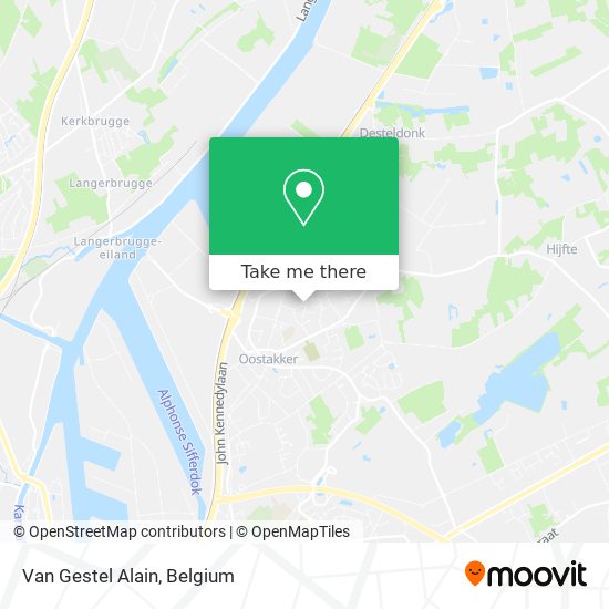 Van Gestel Alain map