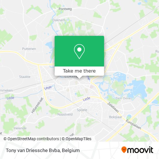 Tony van Driessche Bvba map